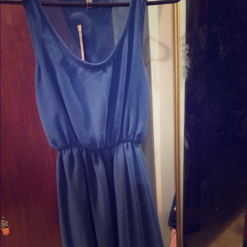 Blue dress